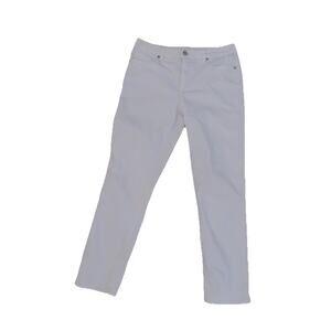 Chico's So Slimming Girlfriend Ankle jeans white size Small Chico's size 0